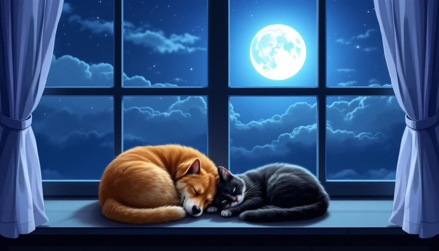 Comment les phases lunaires influencent-elles le comportement des animaux de compagnie ?